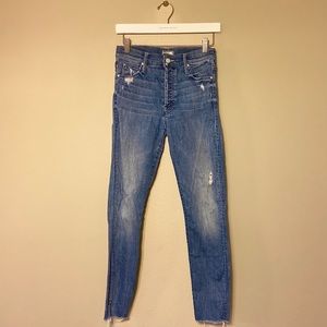 Mother The Stunner Ankle Fray Grafitti Girl